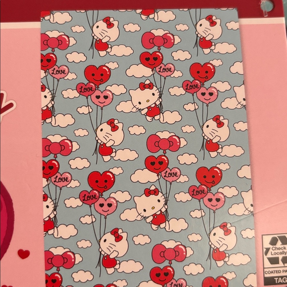 Hello Kitty Blue valentine blanket so cute